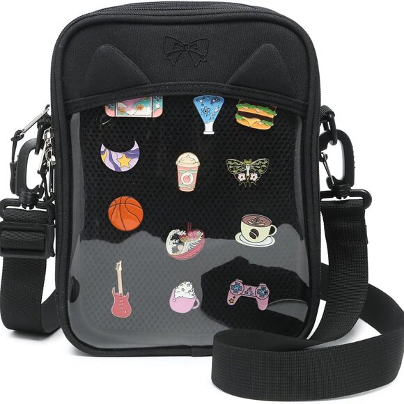 Versatile Cat Ears Ita Bag - Stylish Canvas Purse for Anime, Travel & Daily Use - Picture 1 of 7